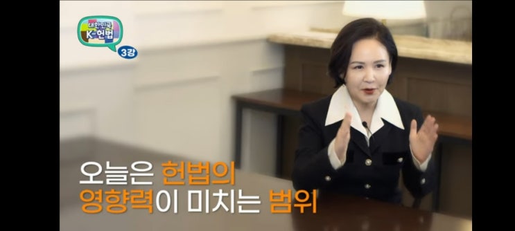 [청소년 헌법강의] 청소년들을 위한 대한민국 K-헌법 3강 헌법이 미치는 영향력  By 크레도