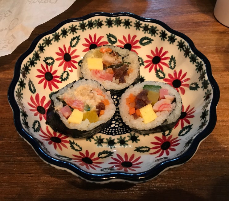 김밥과 쫄면이 맛있었던 센텀맛집 바푸리숯불김밥 센텀점
