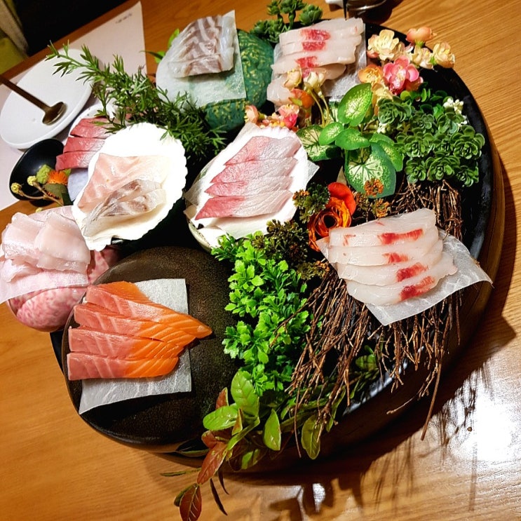  [목동/오목교 맛집 : 삿뽀로] 회가 너무너무 싱싱하다! 회생일 케이크도 받음!