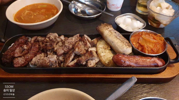  [야탑] 숨은 맛집 바베큐 플레이트 전문 '송진식당'
