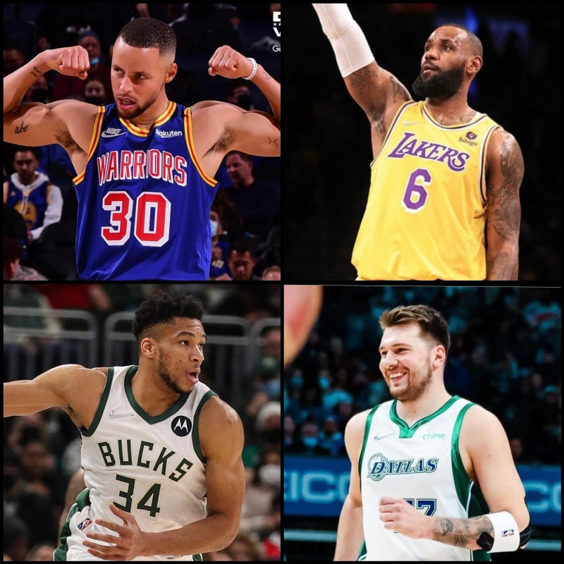 NBA 연봉 순위 - 스테판 커리, 르브론 제임스, 케빈 듀란트, 아데토쿤보, 루카 돈치치 (스포츠 ....
