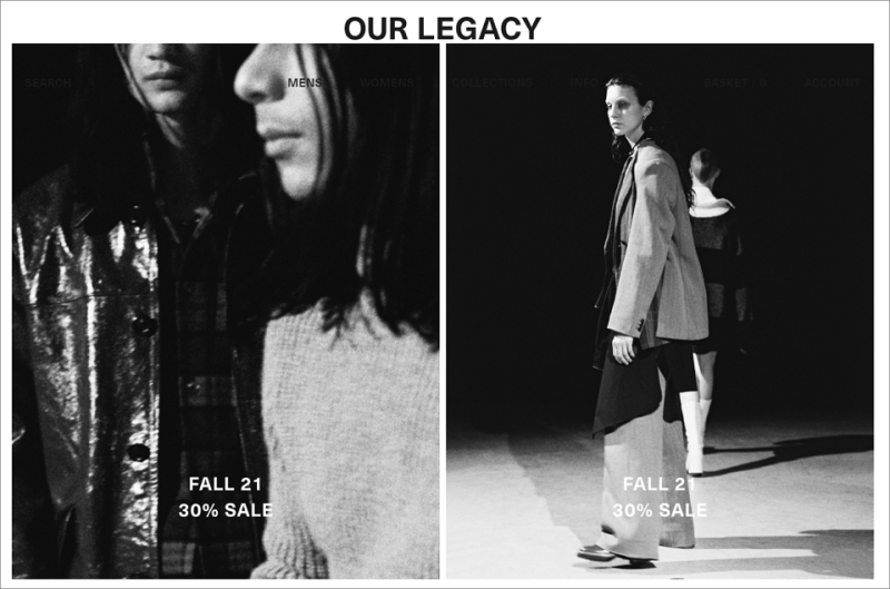 아워레가시 공홈 시즌 오프 30프로 할인 소식! OUR LEGACY 코트류 니트 맨투맨등