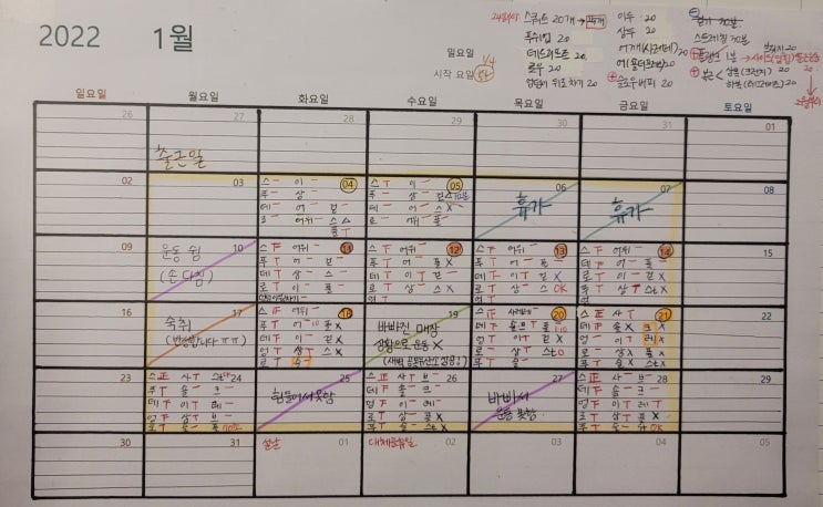  2월 3일. 처음 같은 회사에서의 운동.