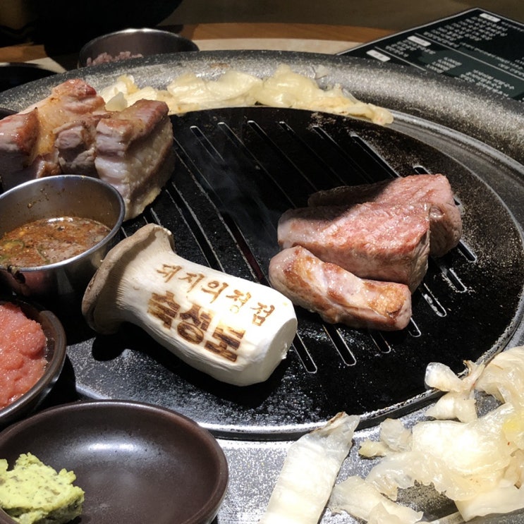  제주 숙성도 노형본점 2시간 기다리고 먹은 내돈내산 후기 (테이블링 필수! 흑돼지 맛집)