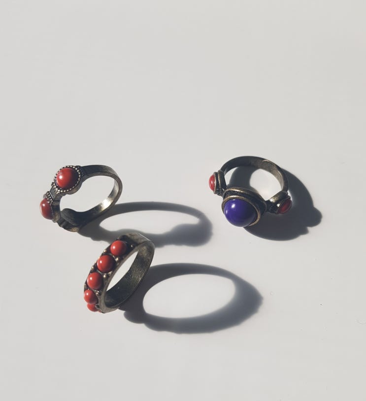  보헤미안 집시반지.Brass ring