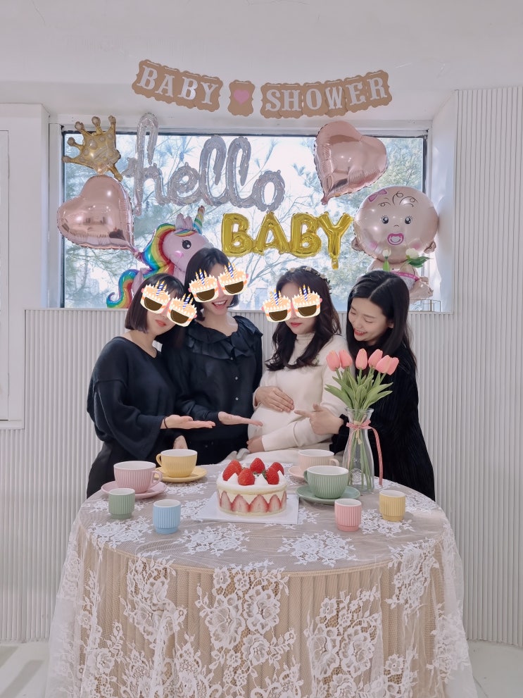  디어룸, 행신동 셀프 스튜디오_베이비샤워 이용 후기