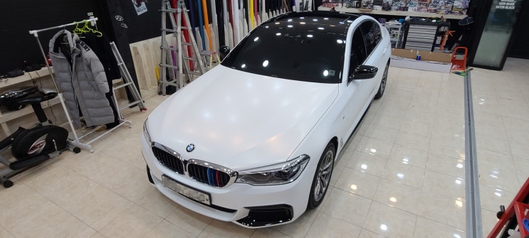  동탄 랩핑 BMW520D 순정아닌 순정같은 너~~
