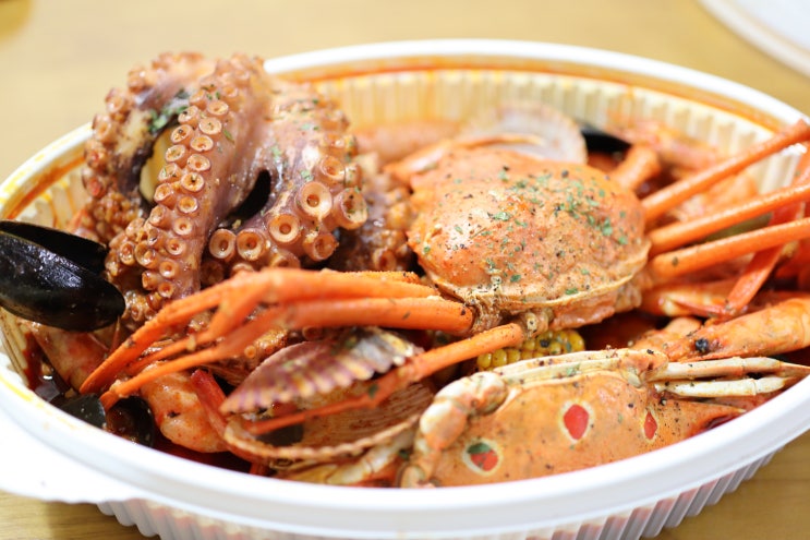  김포보일링 맛집 고촌맛집 / 보일링몬스터보일링크랩(고촌점) 포장 리뷰