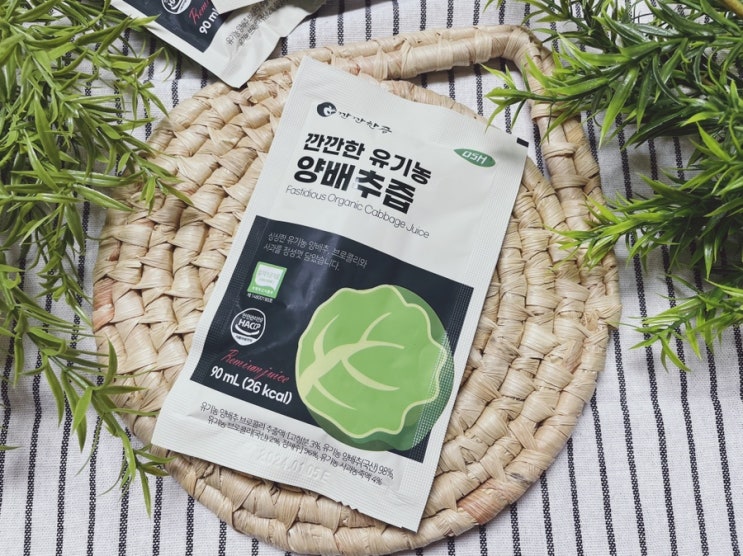  송도순이 추천하는 건강한 몸을 가꾸는 일등공신 깐깐한 유기농 양배추즙