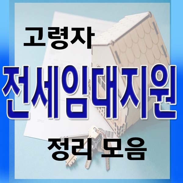  고령자 만65세이상 전세임대  LH지원 금액및 지원 내용 해당 지역
