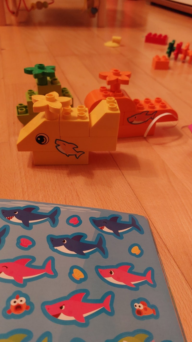 레고 듀플로 아기 상어 만들기. 듀플로란? : 네이버 블로그, image size:800x1420