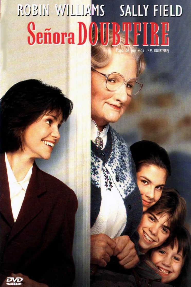 미세스 다웃파이어(Mrs. Doubtfire) 정보 리뷰 결말 / 크리스 콜럼버스, 로빈 윌리엄스, 샐리 필드, 피어스 브로스넌 / 추억의 영화 추천