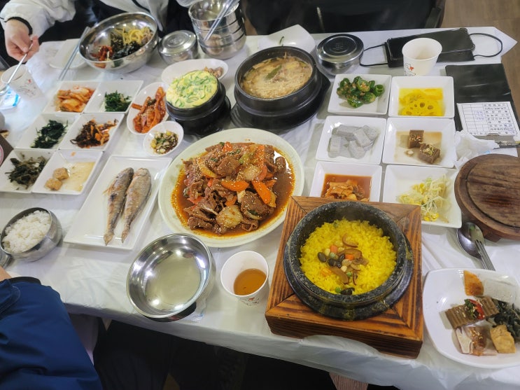  [내돈내산 리뷰] 지리산 노고단 산행 후 들린 맛집 세자매가든 치자영양돌솥밥