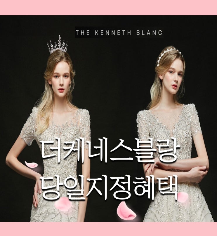  더케네스블랑 당일지정혜택 공유 (feat. 드레스투어 팁)