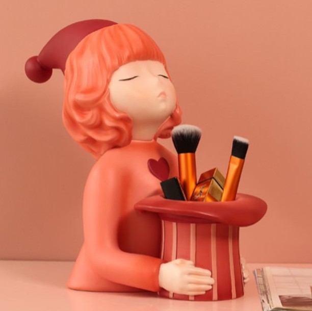  요정 오브제 브러쉬꽂이
