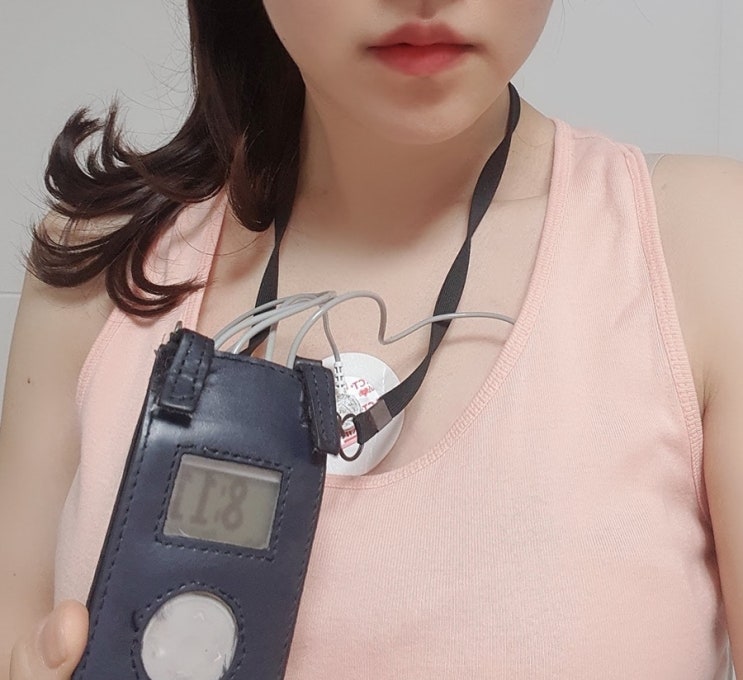  심장일기 2) 24시간 심장기계를 찌릿찌릿 차 볼까요? 무섭지 않아요.