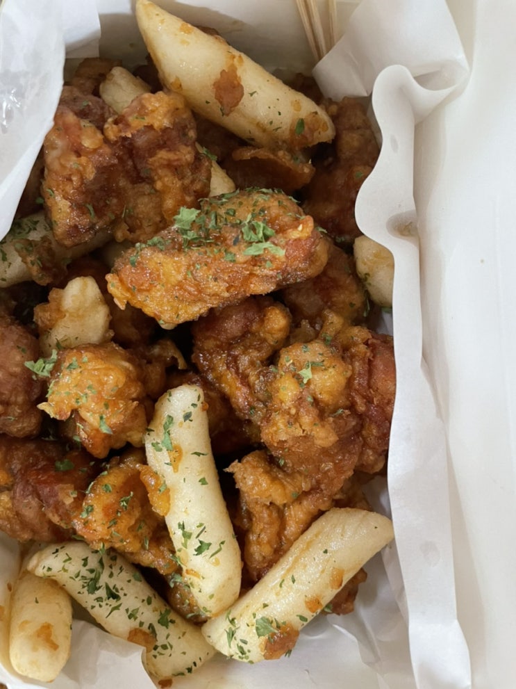  [내돈내산] 점심으로 닭강정을 먹었습니다.(순이네닭강정)