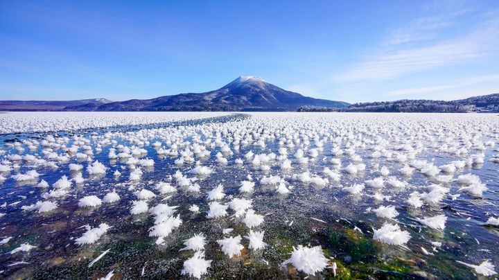 [랜선 타고 일본여행]북해도 겨울여행•아칸호/프로스트 플라워(Frost Flower)【홋카이도】