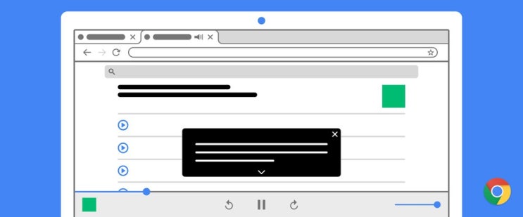 구글 크롬 브라우저에서 오디오 및 비디오 자동 자막 켜는 방법