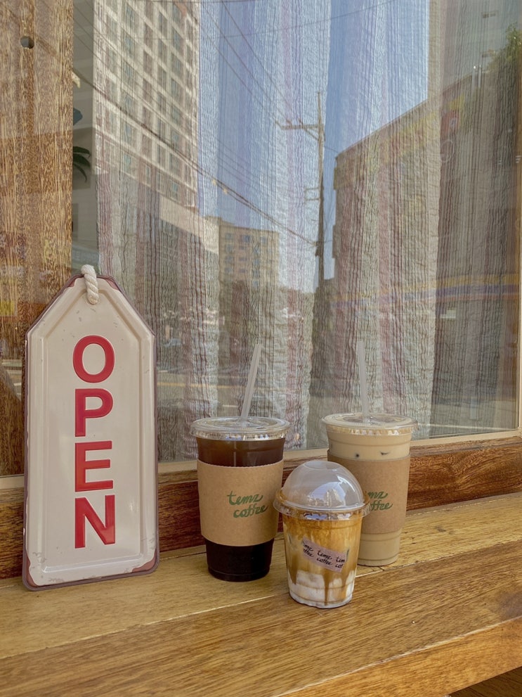  [목포 카페] Temz coffee 템즈 커피 / 땅콩크림 라떼 / 잠봉뵈르