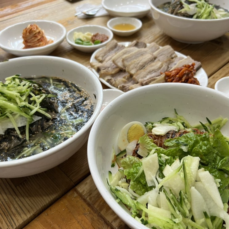 부산막국수 맛있는곳으로 유명한 소문난주문진막국수
