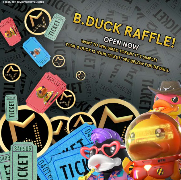 MADworld B.DUCK RAFFLE 이벤트