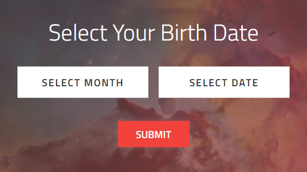 나사 생일 우주 확인할 수 있는 사이트 이용 방법 (Hubble Birthday)