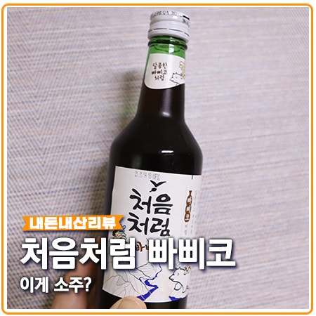 처음처럼 빠삐코 도수 보면 소주인가 아닌가?