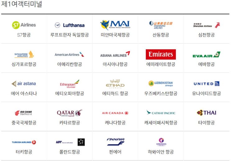 코로나 인천공항 분위기 제1여객터미널(T1), 탑승동, 제2여객터미널(T2) 출국(ft.식당 푸드코트 위치,기내식)
