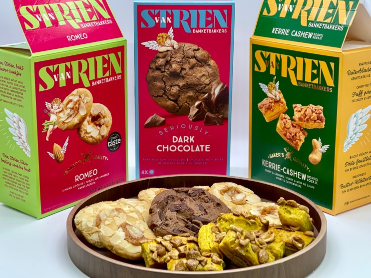 [발렌타인 쿠키 선물] 네덜란드 반스트리엔(VAN STRIEN) 수입쿠키 과자추천, ssf샵 x 비이커 한정판매