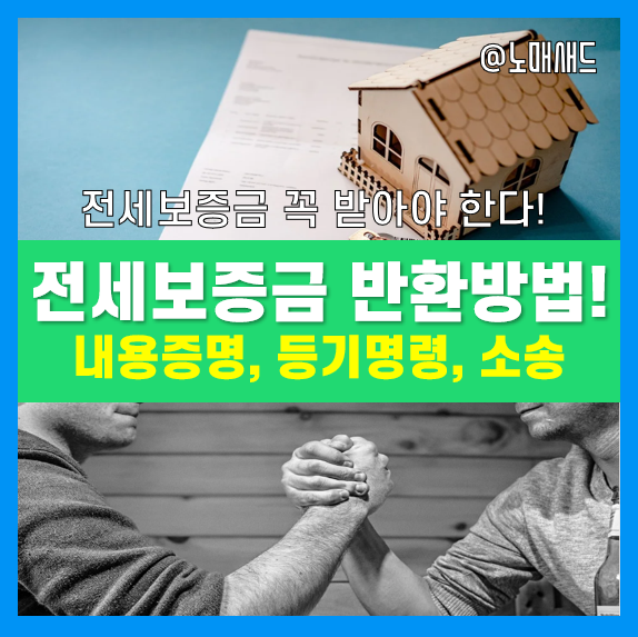 전세보증금 반환을 위한 내용증명 작성방법, 전세보증금반환소송, 임차권등기명령 절차 전세보증금 반환을 위한 내용증명 작성방법, 전세보증금반환소송, 임차권등기명령 절차