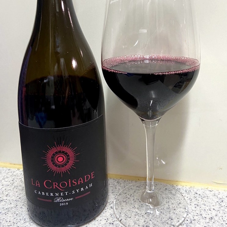  라크라사드 카베르네 시라 블랙라벨 와인 La Croisade Réserve Cabernet - Syrah Black Label