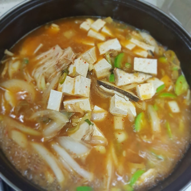 다담 차돌된장찌개양념으로 만든 된장찌개 맛이 괜찮네~