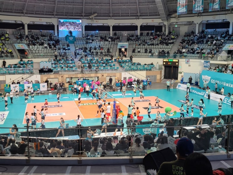  220204 V리그 5ROUND GS칼텍스 vs 현대건설 배구 직관 후기/장충체육관
