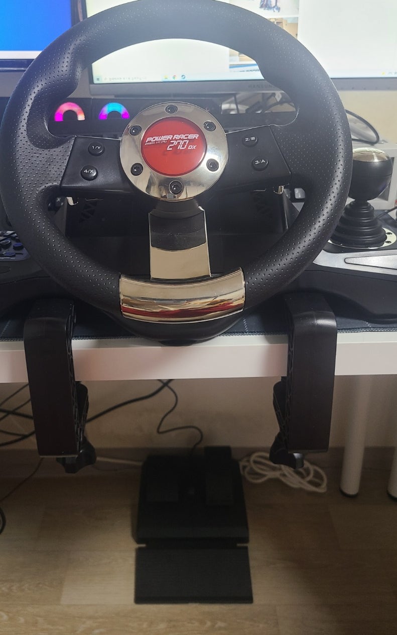 유로트럭시뮬레이터2 / 입문용 게이밍휠 추천! 조이트론 파워레이서 레이싱휠 270DX : 네이버 블로그