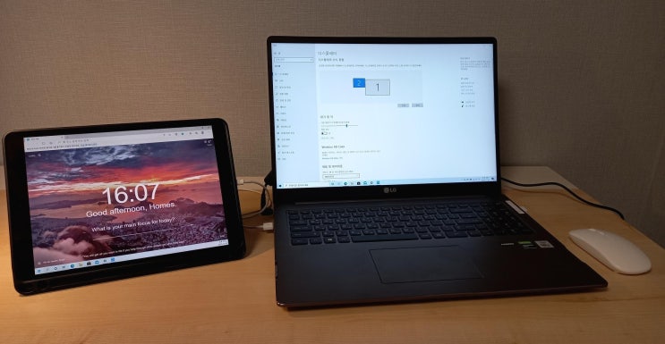 아이패드를 윈도우 컴퓨터 듀얼 모니터로 사용 방법 (노트북 보조 모니터)