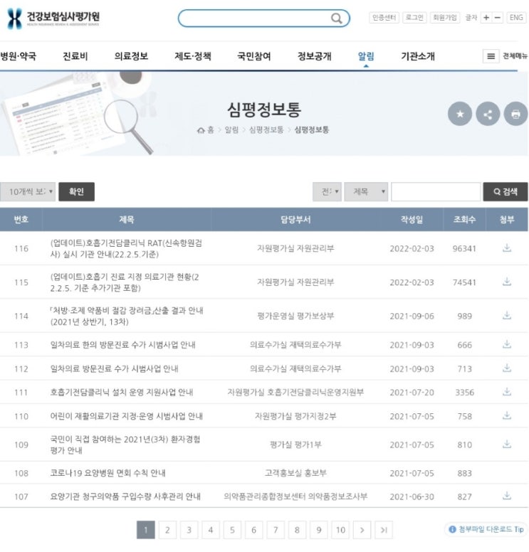  코로나 검사 가능한 춘천시  동네병원 및 의료기관
