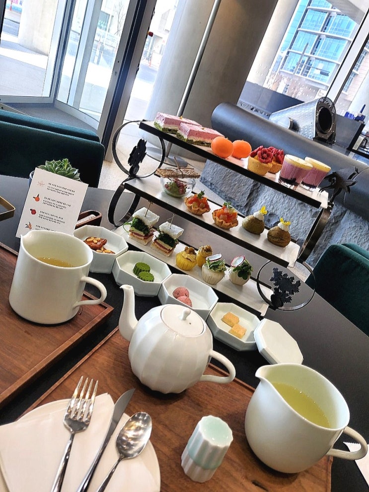  [용산 카페 : 오설록 1979] 에프터눈티 세트c로 강추합니다! 유니크하구 티 녹차 너무 맛나요!!