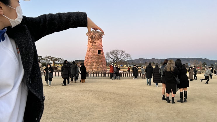  경주 첨성대는 무료관람 주차장은 만차!