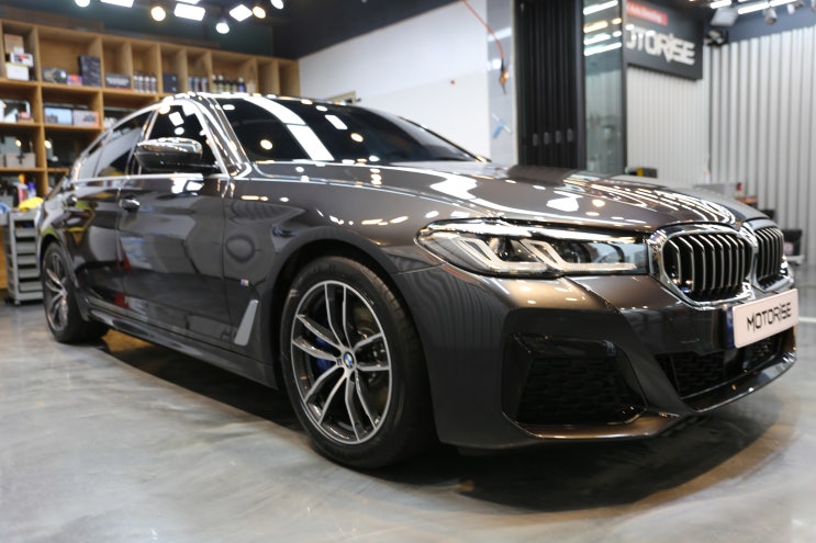  동탄 모터라이즈 신차패키지-BMW 520i 3m썬팅과 카스코트v3 유리막코팅,생활보호ppf 작업