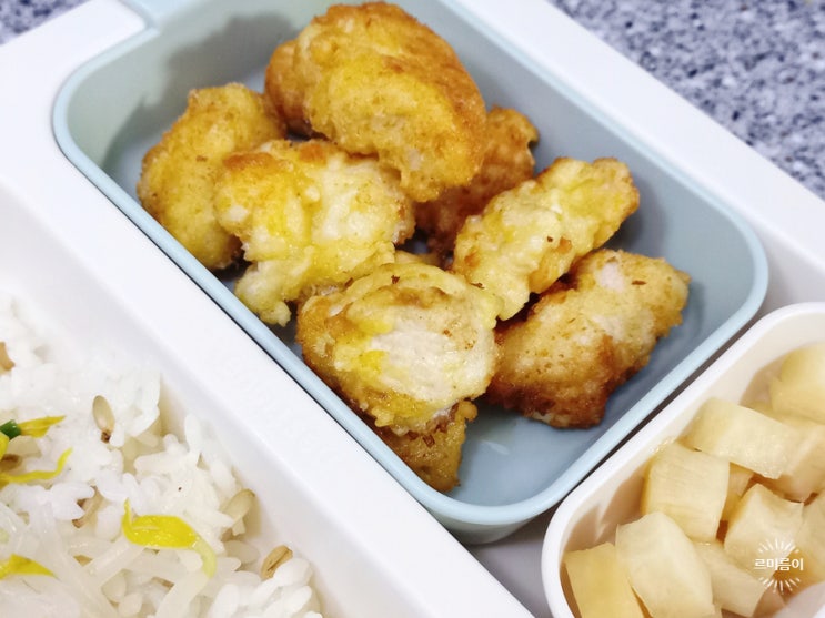  아기 카레가루로 엄마표 닭가슴살 치킨 요리 34개월 유아식