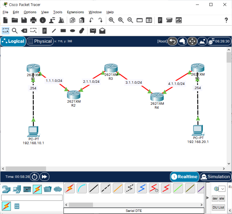 Cisco Packet Tracer #Dynamic Routing_RIP