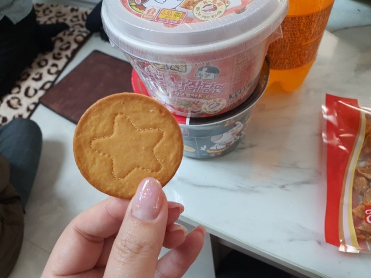  아이스브레킹용 강추간식 - 달군감자. 로제 불닭납작당면