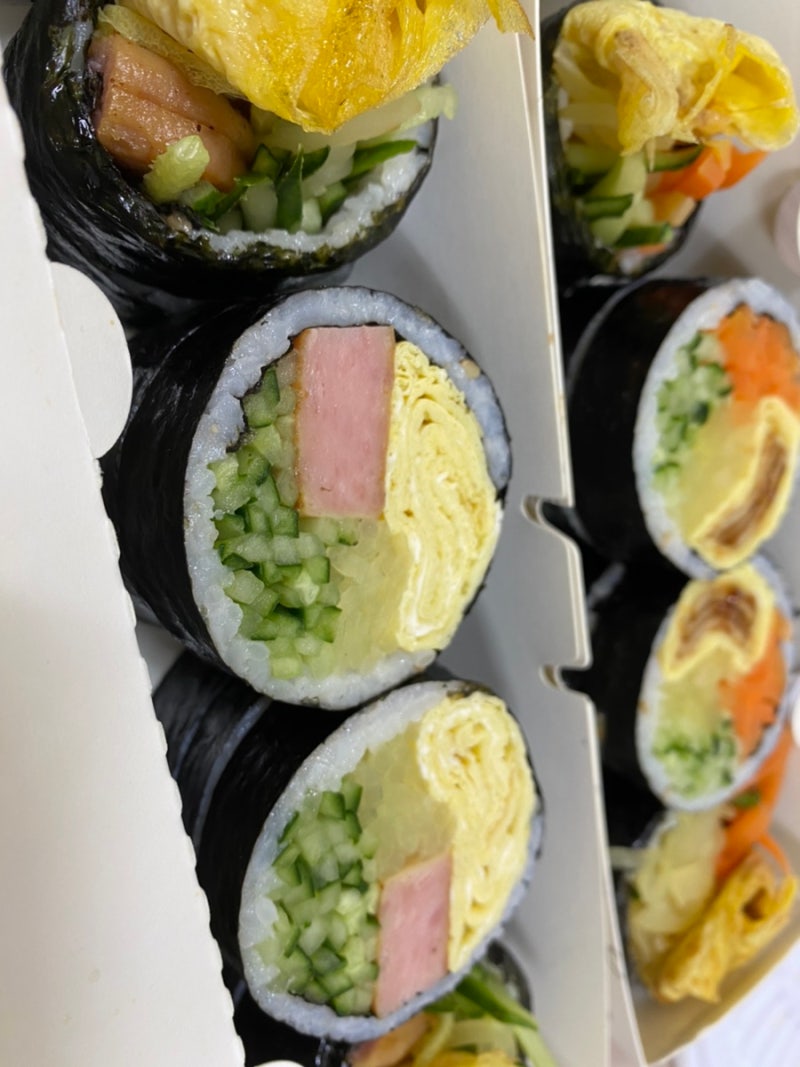 오토김밥 고추냉이 스팸김밥 3종 후기 : 네이버 블로그