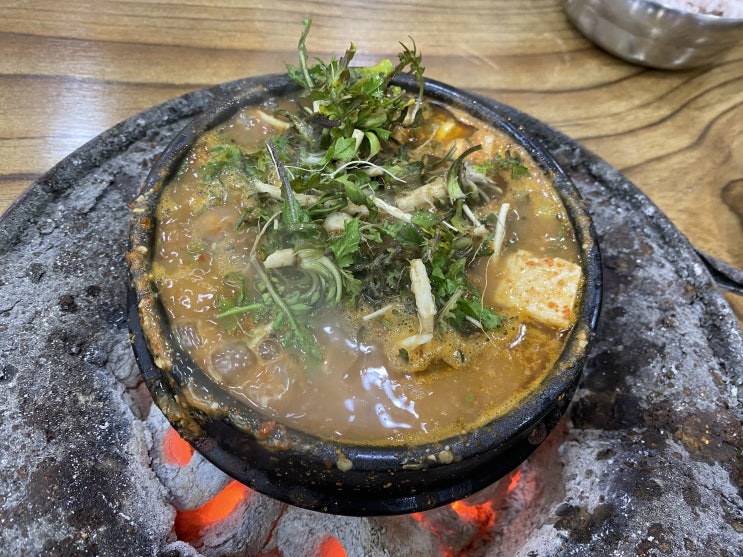  당산역 맛집 밥집 냉이된장찌개 양평동 또순이네 포장 주차