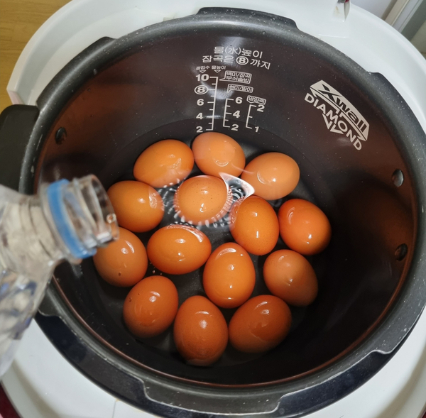 전기(압력) 밥솥 구운 달걀 만드는 방법