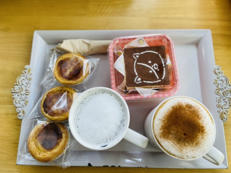  [강릉카페 추천] 명주동 디저트 카페 에그타르트가 맛있었던 스완네집