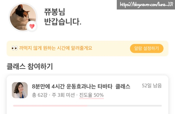  [습관성형] 08. 샤인킴의 8분만에 4시간 운동 효과나는 타바타 클래스 6주차 7강 복습주간 (feat.클래스유)