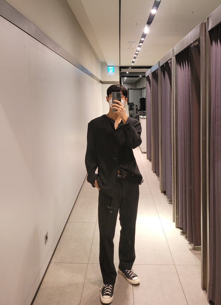  남자 자라 세일 구매 후기 및 스타일링_자라 롯데몰 수원점_21fw 세일, 플리스셔츠, 반팔 니트