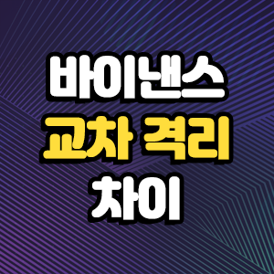  바이낸스 교차 격리 차이